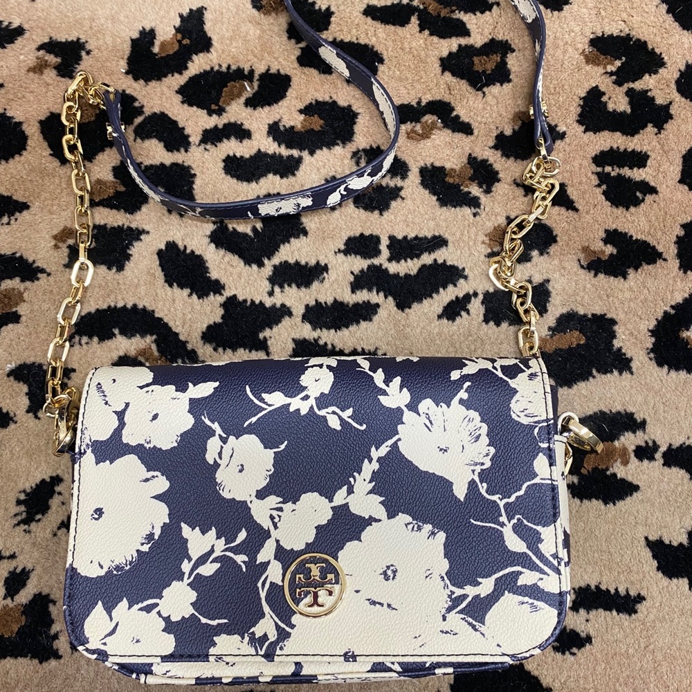 Tory Burch floral cross body
